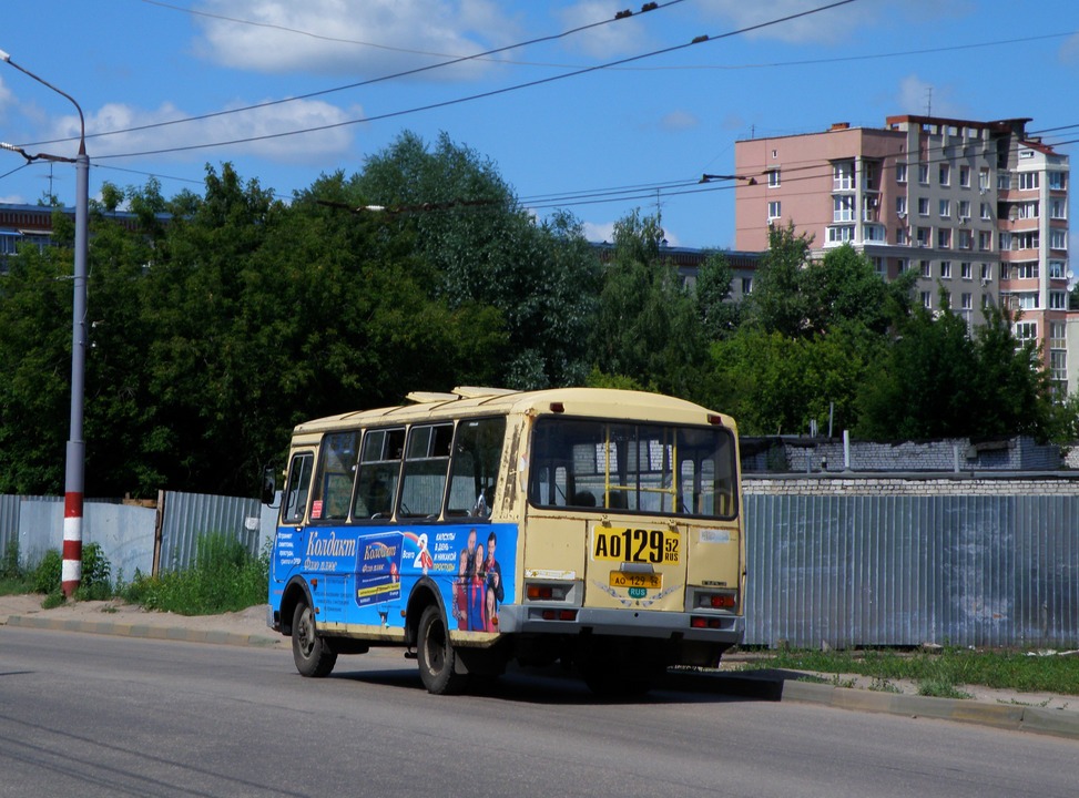 Нижегородская область, ПАЗ-32054 № АО 129 52