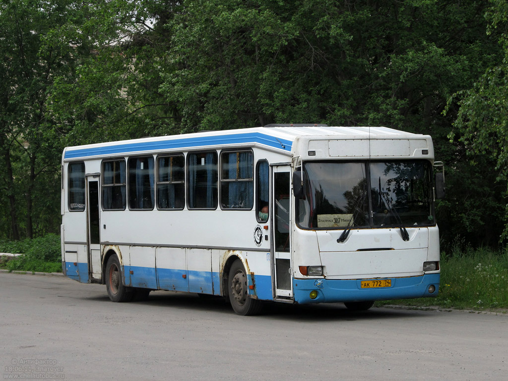 Челябинская область, ЛиАЗ-52563R (ГолАЗ) № АК 772 74