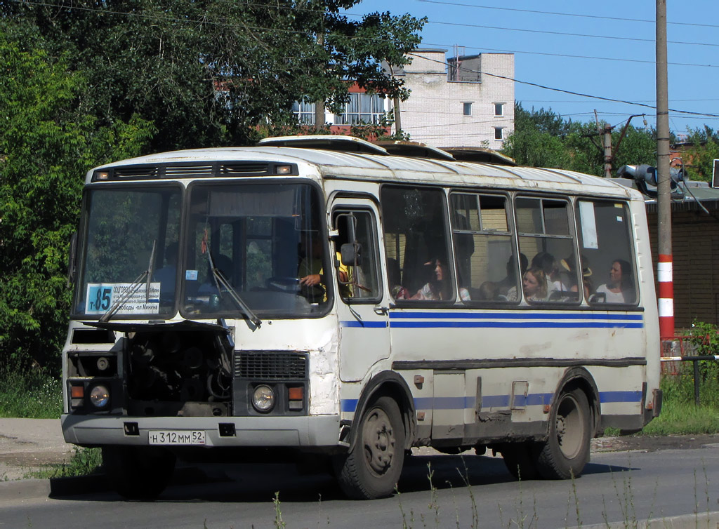 Нижегородская область, ПАЗ-32053 № Н 312 ММ 52