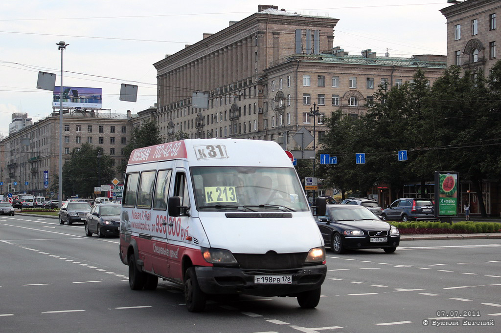 Санкт-Петербург, Mercedes-Benz Sprinter W904 408CDI № Е 198 РВ 178