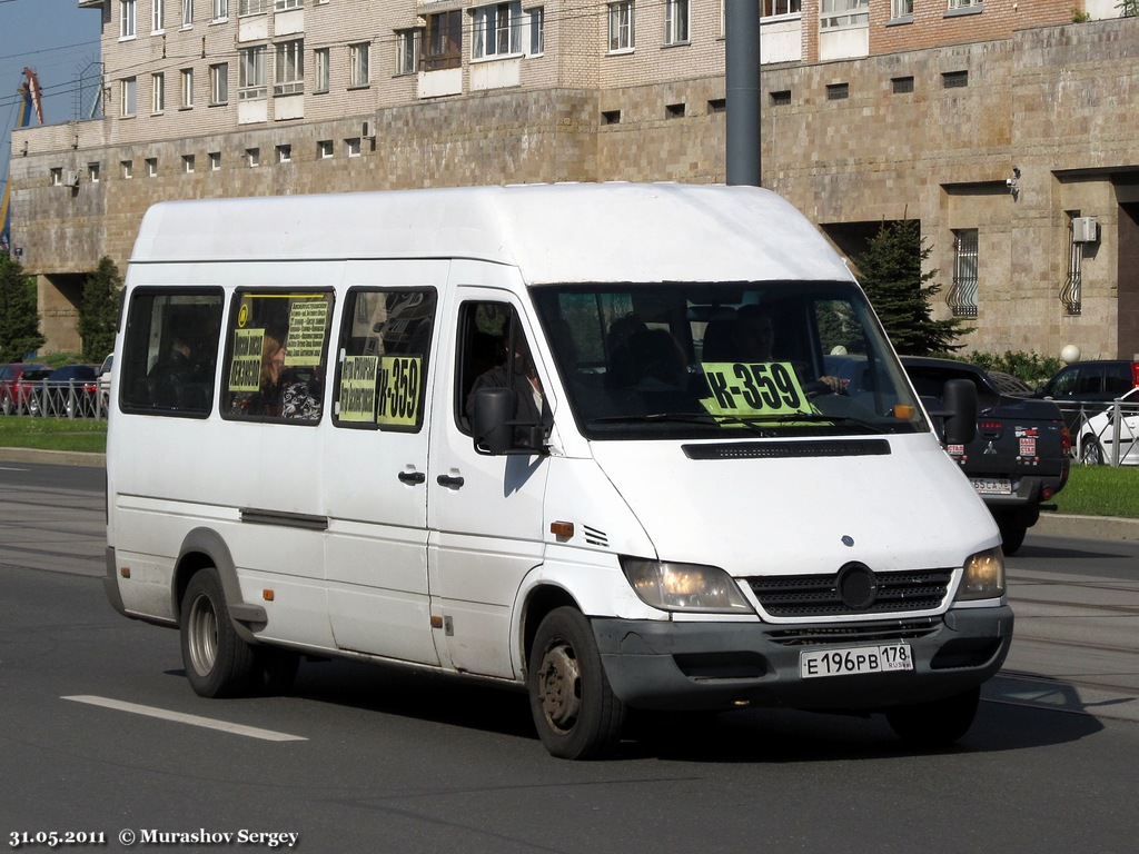 Санкт-Петербург, Mercedes-Benz Sprinter W904 408CDI № Е 196 РВ 178