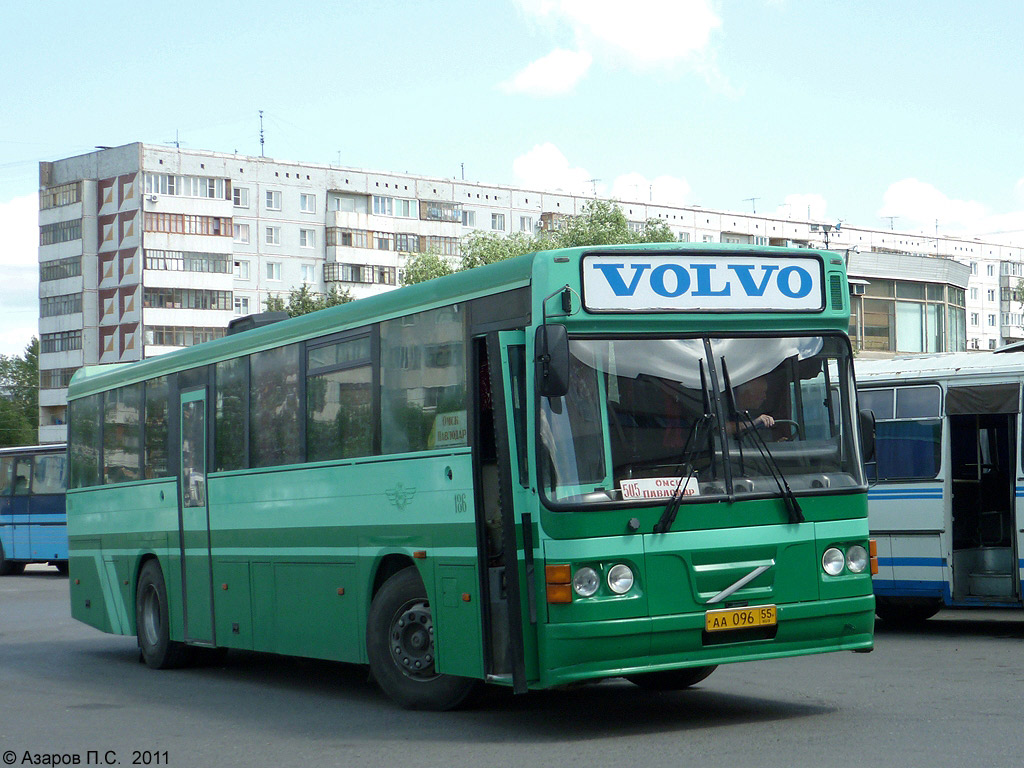 Омская область, СибСкан (Volvo B10M-60F) № 186