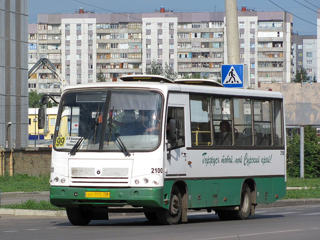 Пензенская вобласць, ПАЗ-320402-03 № 2100