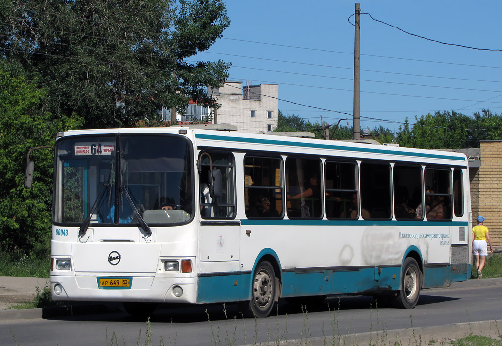 Нижегородская область, ЛиАЗ-5256.26 № 60043