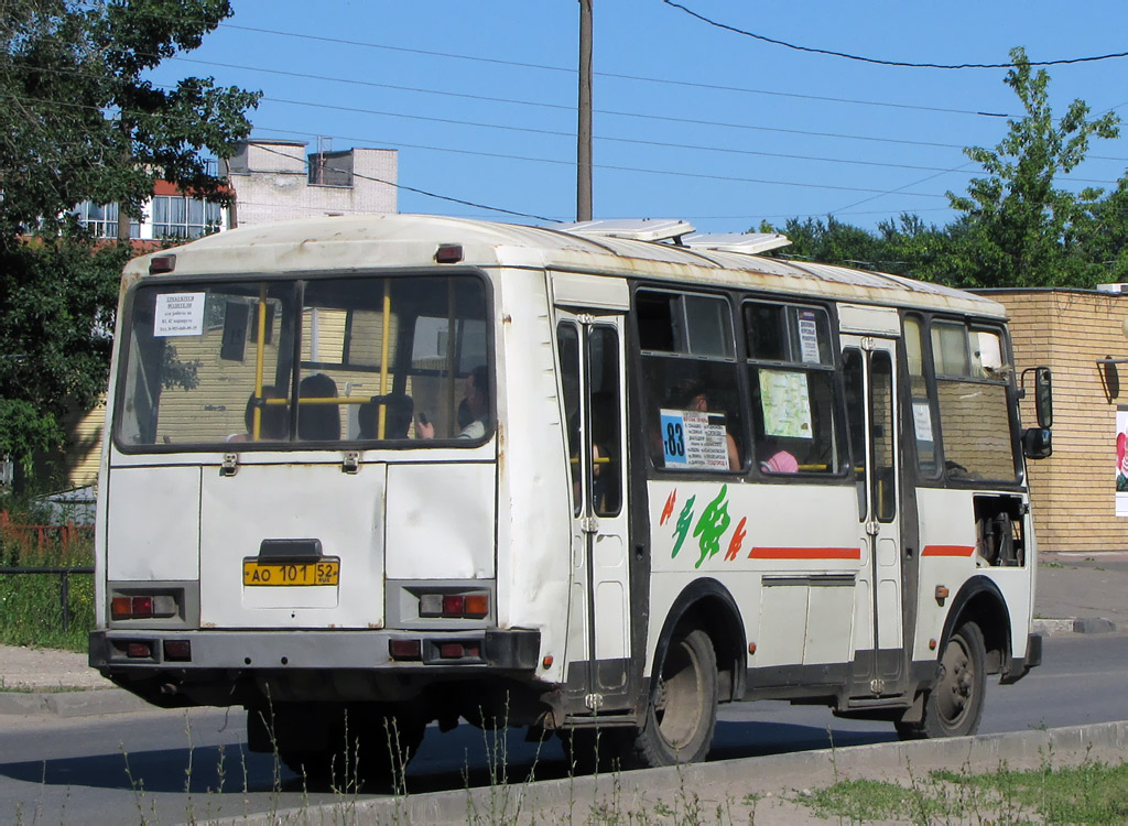 Нижегородская область, ПАЗ-32054 № АО 101 52