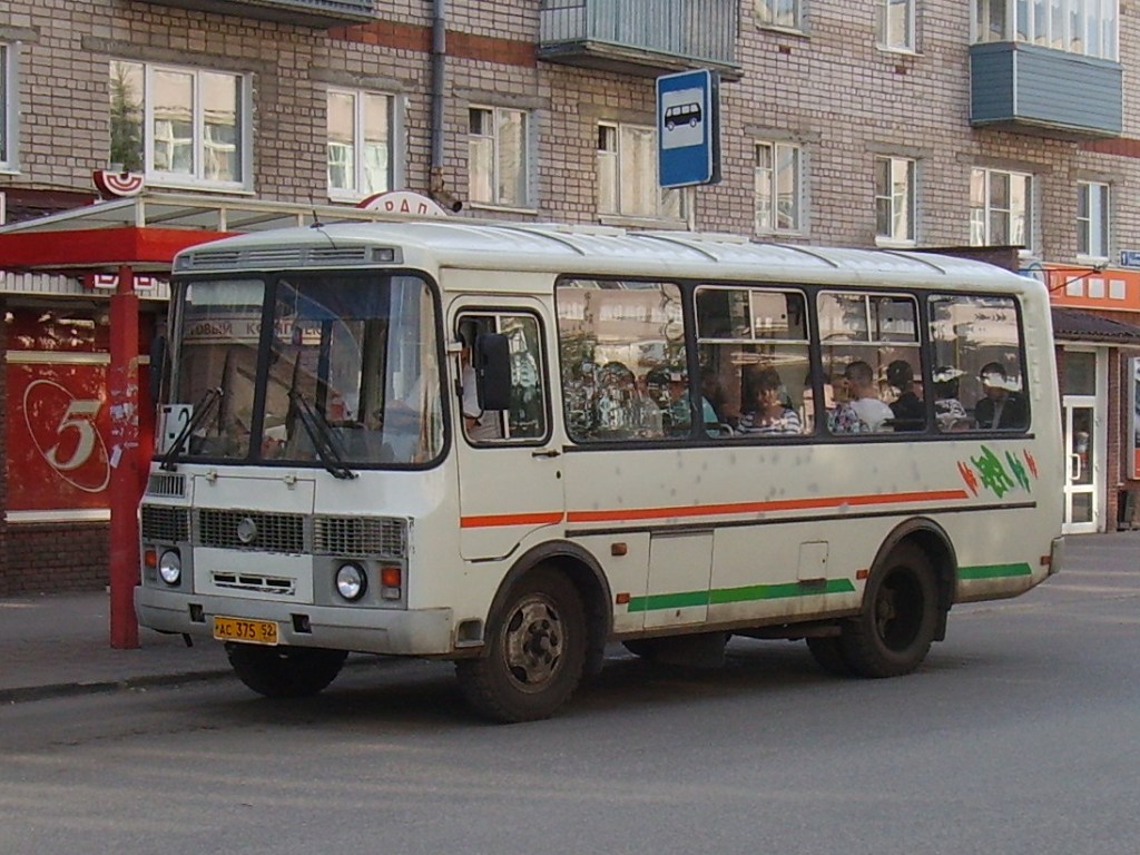 Нижегородская область, ПАЗ-32054 № АС 375 52