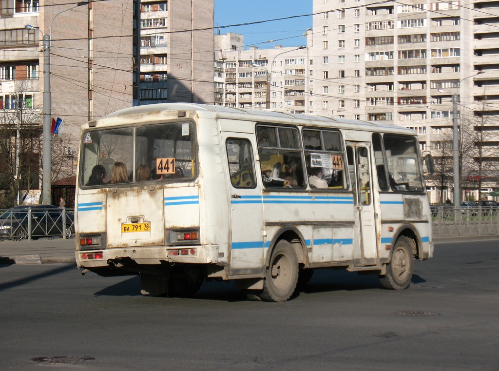 Санкт-Петербург, ПАЗ-32053 № ВА 791 78