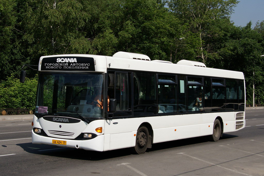 Вологодская область, Scania OmniLink I (Скания-Питер) № АВ 424 35