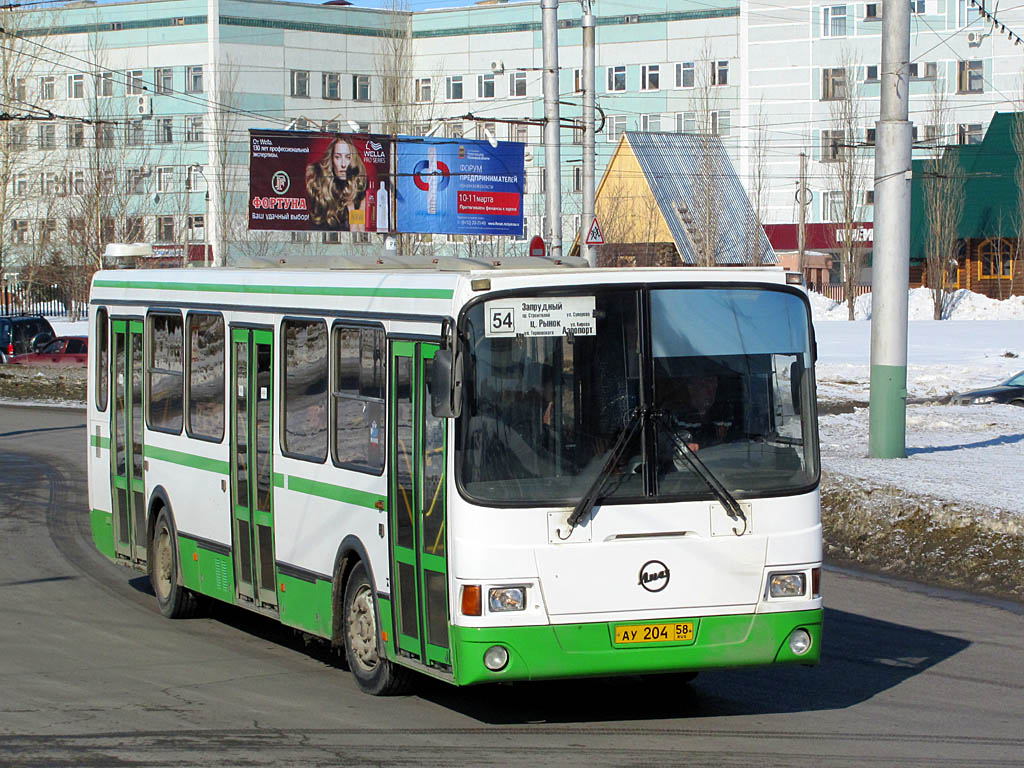 Пензенская область, ЛиАЗ-5256.46 № АУ 204 58