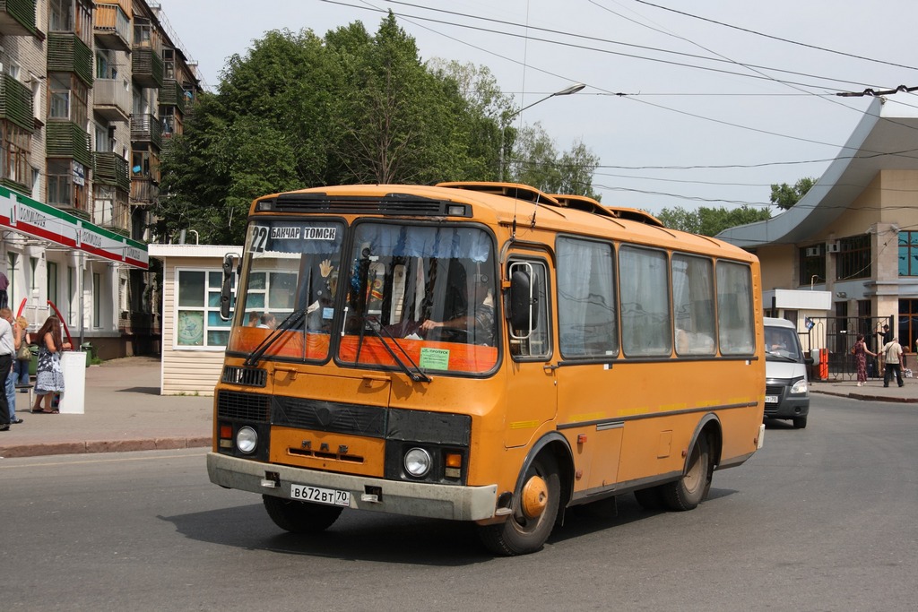 Томская область, ПАЗ-3205-110-60 № В 672 ВТ 70