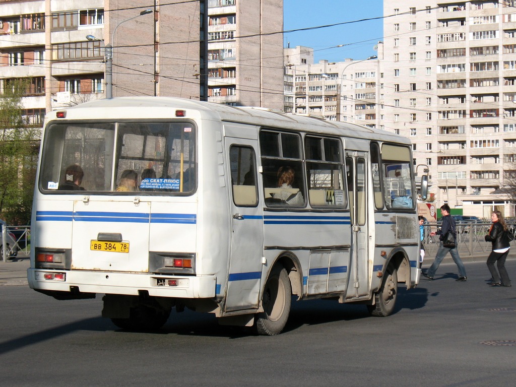 Санкт-Петербург, ПАЗ-32053 № ВВ 384 78