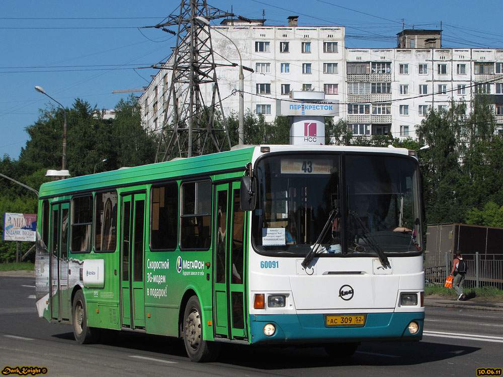 Нижегородская область, ЛиАЗ-5293.00 № 60091