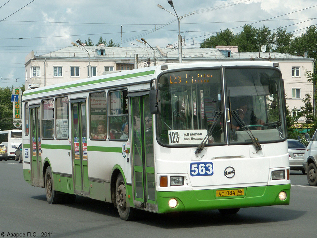 Omsk region, LiAZ-5256.45 Nr. 563