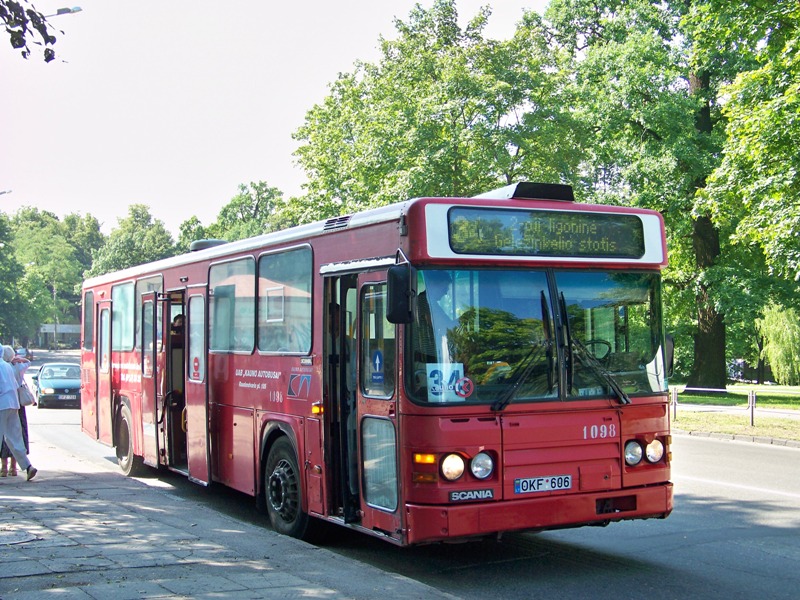 Литва, Scania CN113CLB № 098