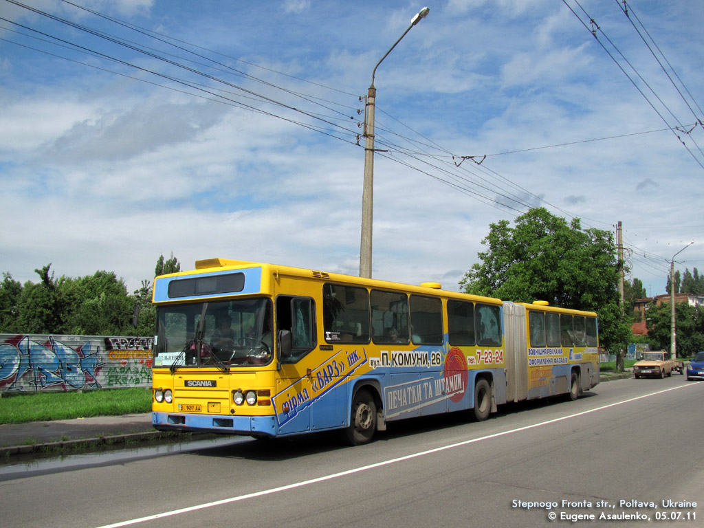 Полтавская область, Scania CN113ALB № BI 1497 AA