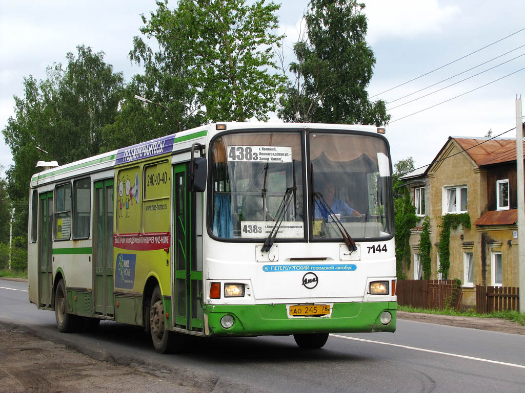 Санкт-Петербург, ЛиАЗ-5256.25 № 7144