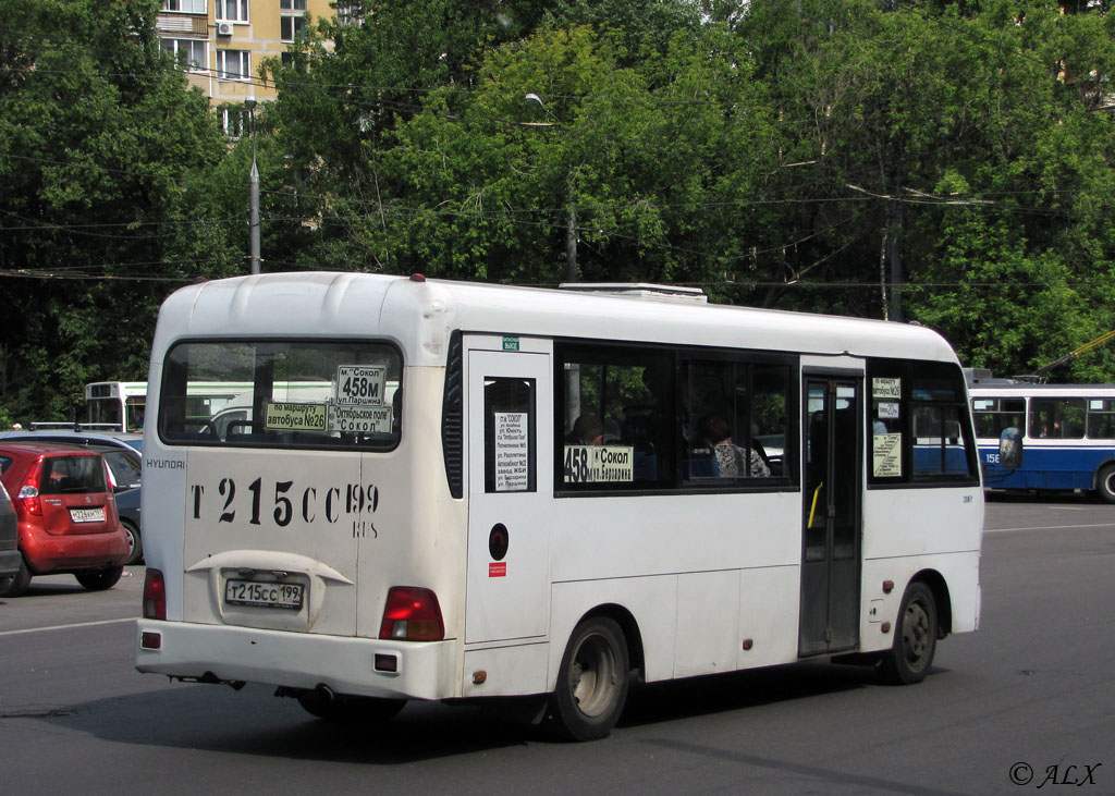 Moskwa, Hyundai County LWB C09 (RoAZ) Nr Т 215 СС 199