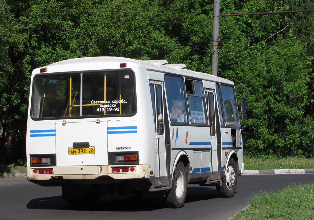 Нижегородская область, ПАЗ-32054 № АМ 392 52