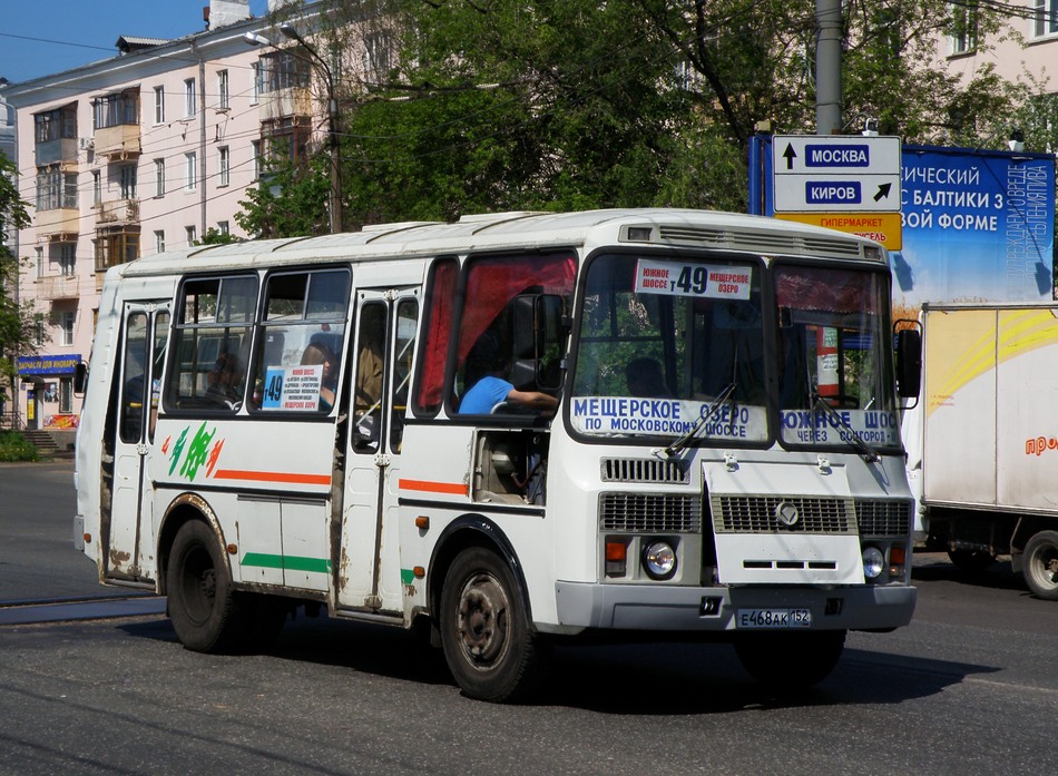 Нижегородская область, ПАЗ-32054 № Е 468 АК 152