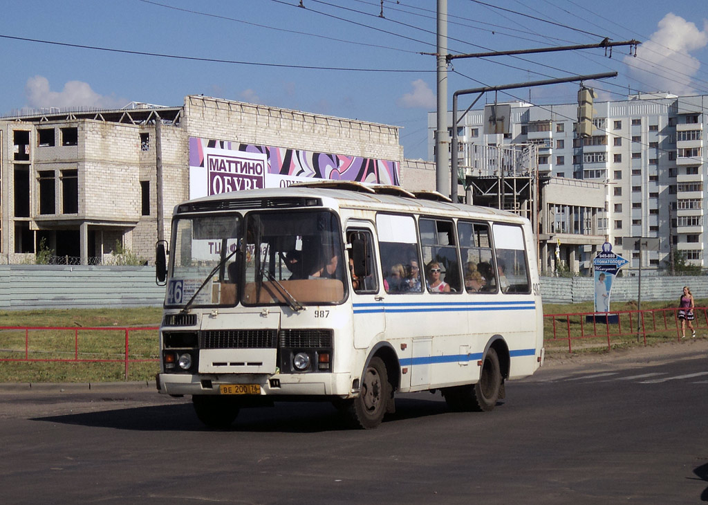 Ярославская область, ПАЗ-32054 № 987