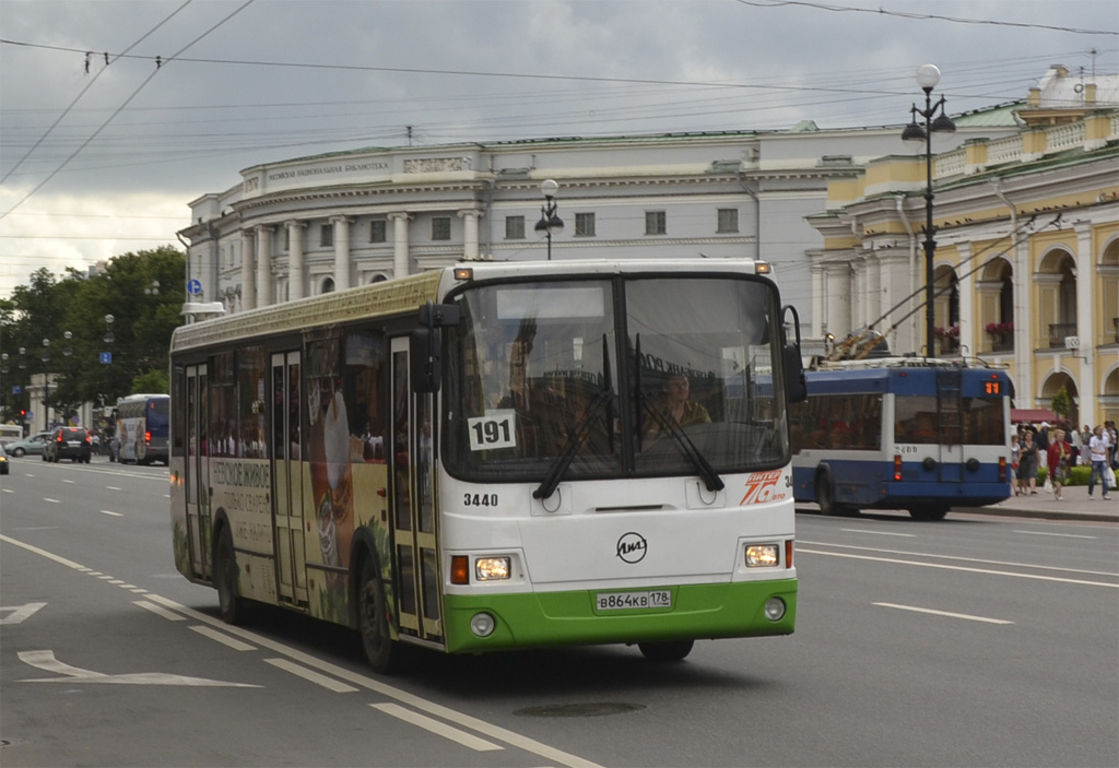 Санкт-Петербург, ЛиАЗ-5293.53 № 3440