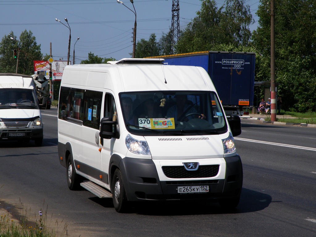 Нижегородская область, IRITO Boxer L4H2 (Z8P) № Е 265 КУ 152