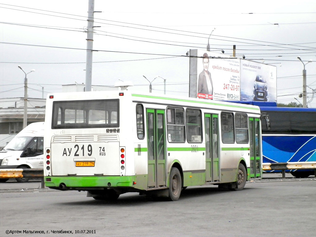 Челябинская область, ЛиАЗ-5256.45 № 3921