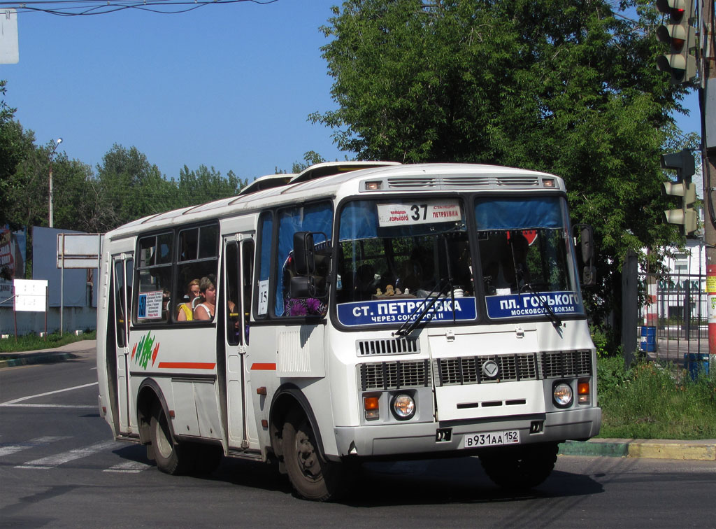 Нижегородская область, ПАЗ-32054 № В 931 АА 152