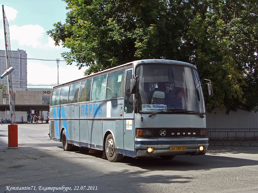 Пермский край, Setra S215HD № АУ 709 59 — Фото — Автобусный транспорт