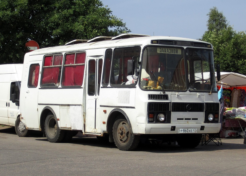 Ленинградская область, ПАЗ-3205-110 КТ-201Б № Р 860 ХЕ 47