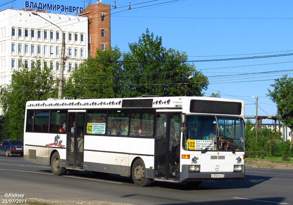 Obwód włodzimierski, Mercedes-Benz O405 Nr Е 856 МЕ 33