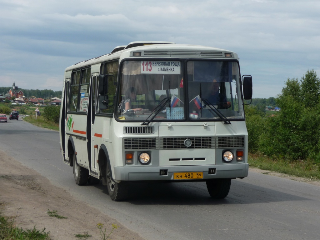 Новосибирская область, ПАЗ-32054 № КН 480 54