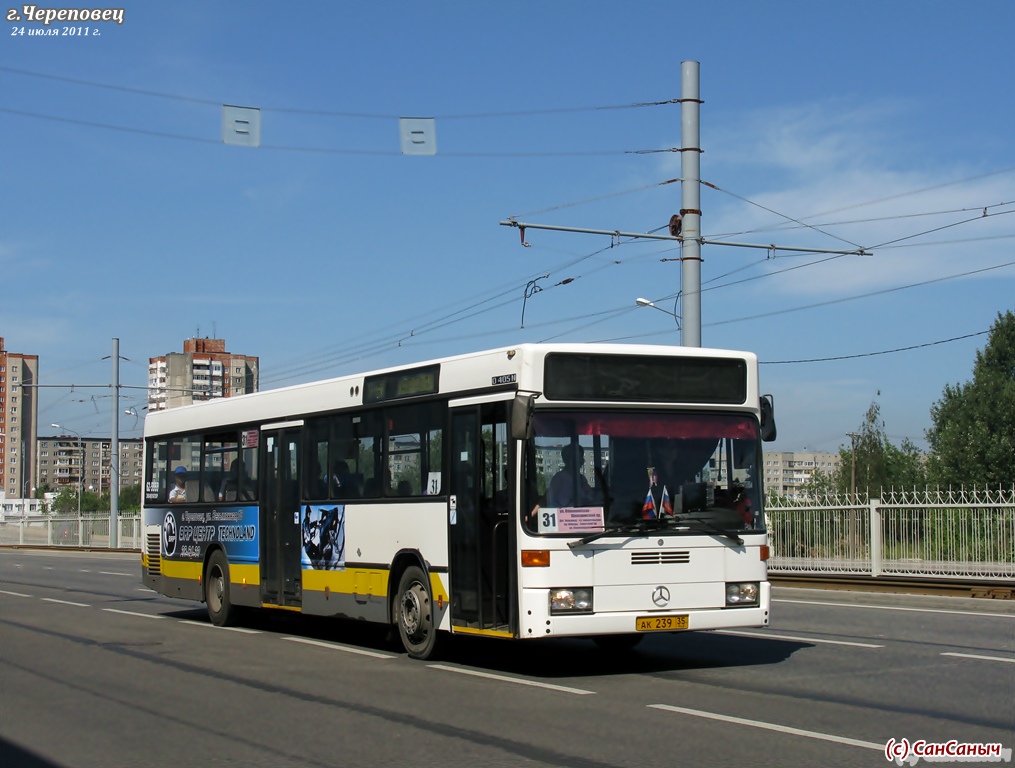 Вологодская область, Mercedes-Benz O405N № АК 239 35