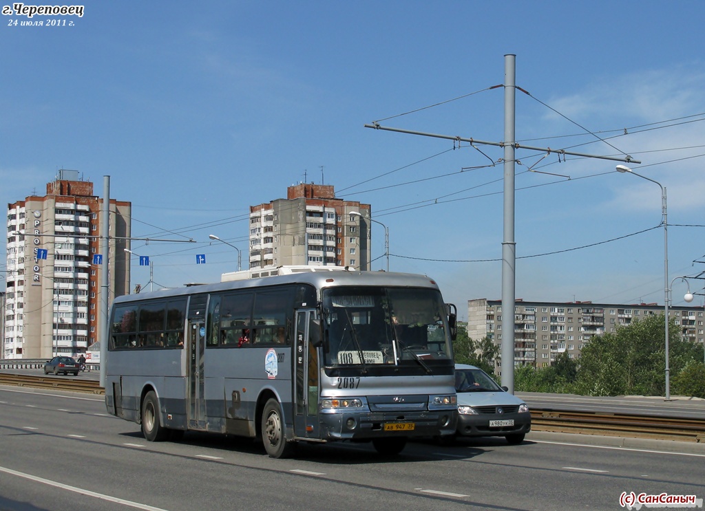 Вологодская область, Hyundai AeroSpace LD № 2087