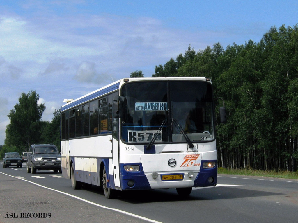 Санкт-Петербург, ЛиАЗ-5256.23-01 (ГолАЗ) № 3314