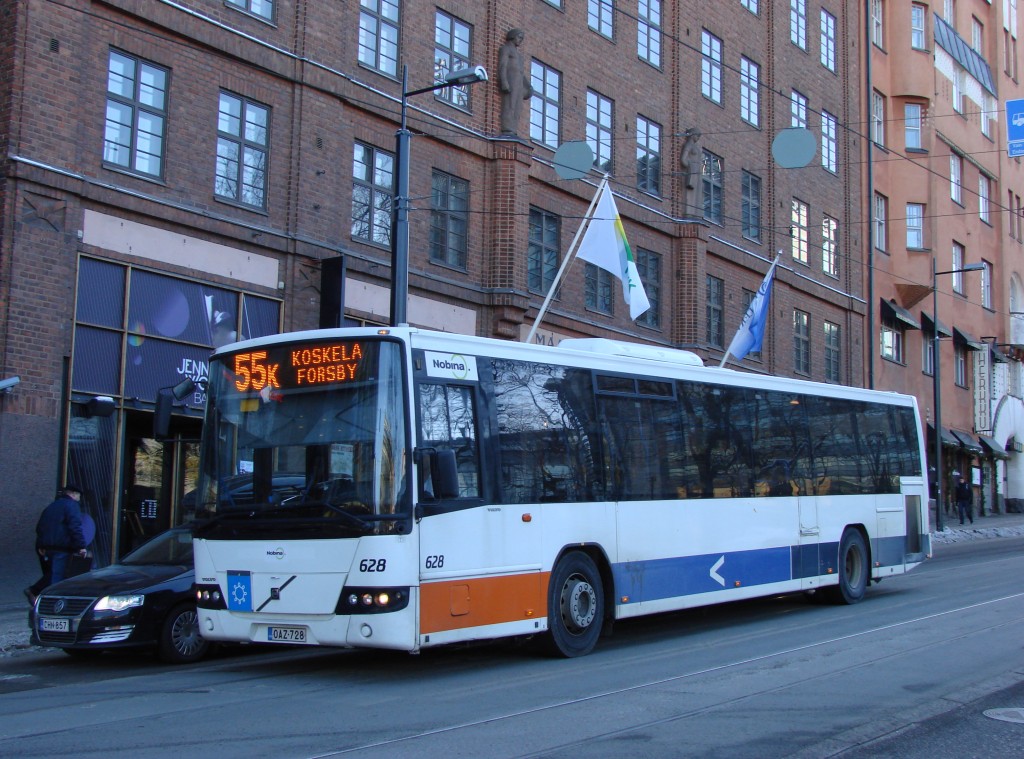 Финляндия, Volvo 8700LE № 628