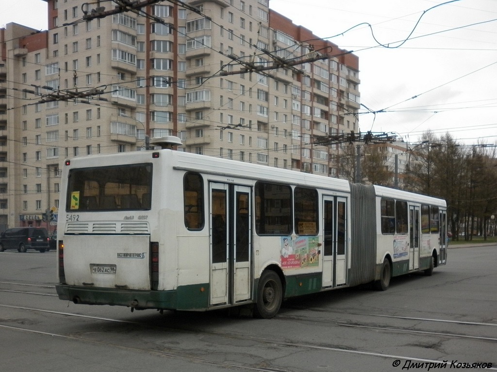 Санкт-Петербург, ЛиАЗ-6212.00 № 5492