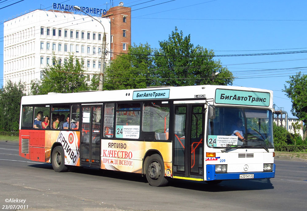 Владимирская область, Mercedes-Benz O405N2 № В 201 МТ 33