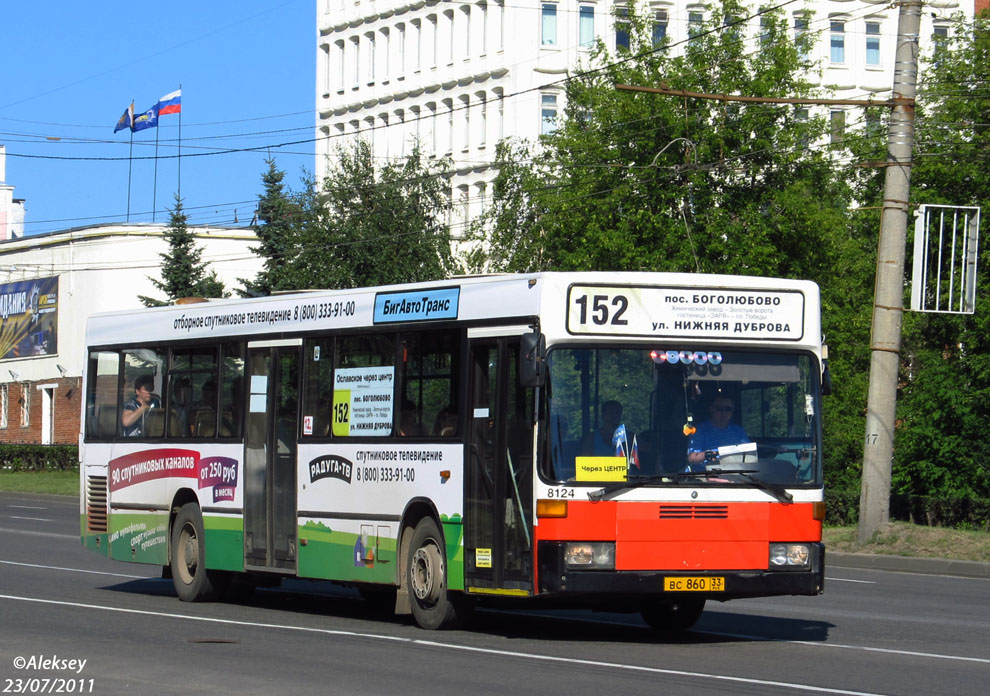 Владимирская область, Mercedes-Benz O405N № ВС 860 33