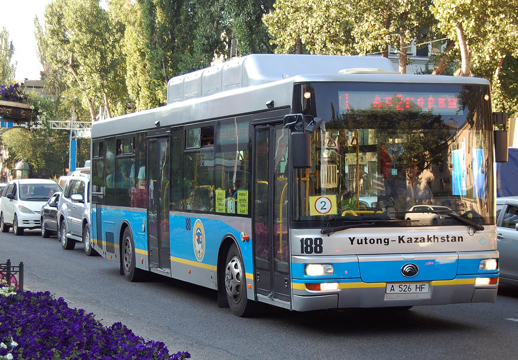 Алматы, Yutong ZK6120HGM № 188