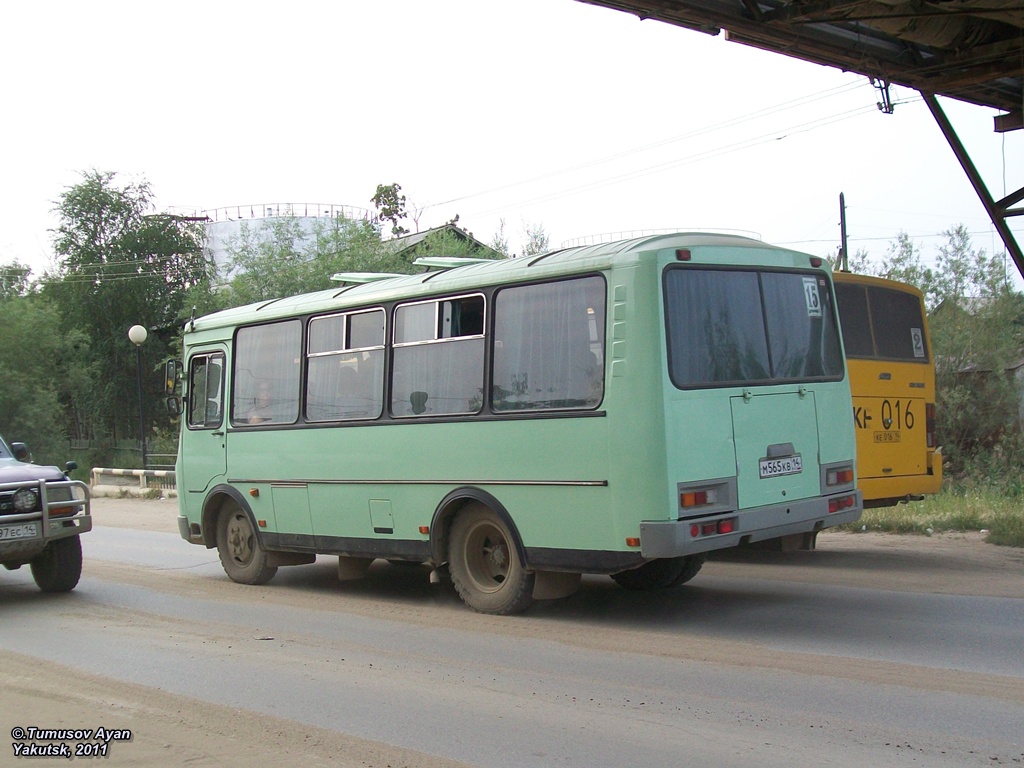 Саха (Якутия), ПАЗ-32054 № М 565 КВ 14; Саха (Якутия), Asia AM818 Cosmos № КЕ 016 14