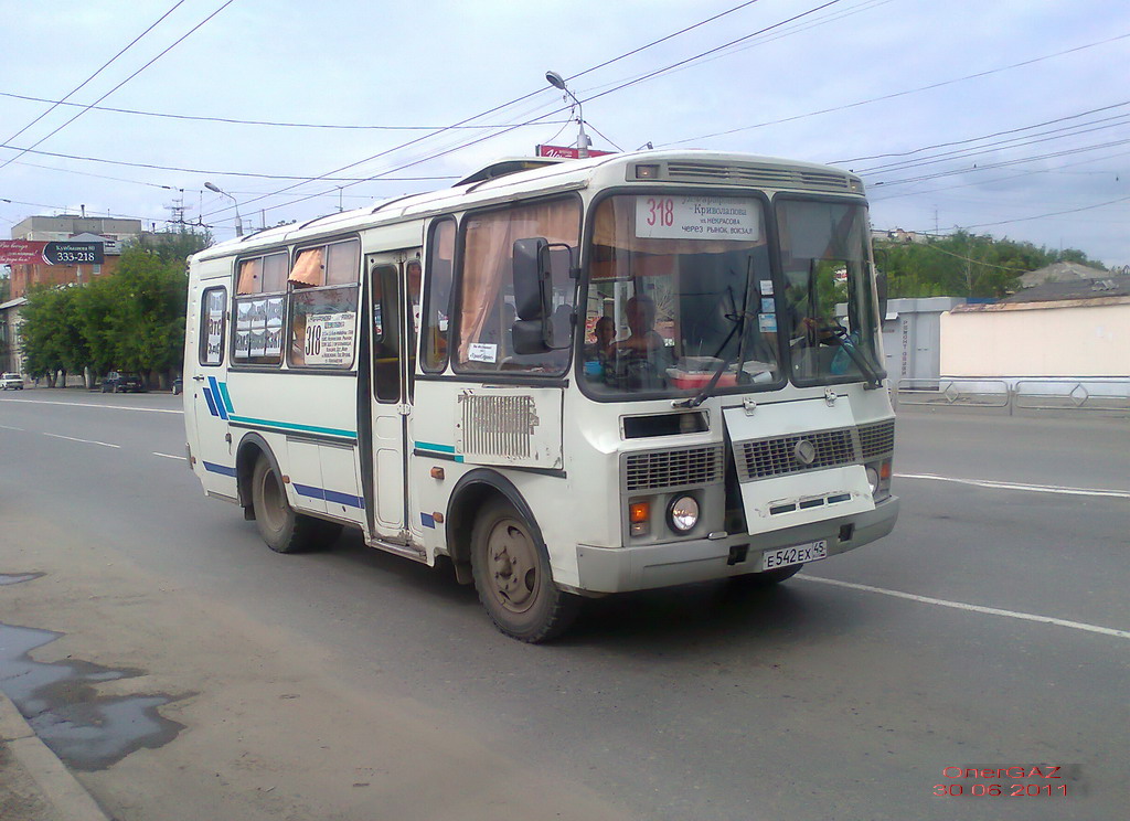 Курганская область, ПАЗ-32053 № Е 542 ЕХ 45