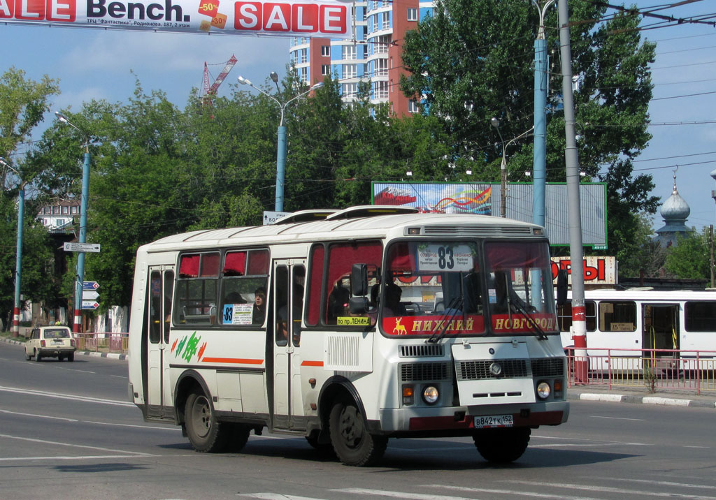 Нижегородская область, ПАЗ-32054 № В 842 ТК 152