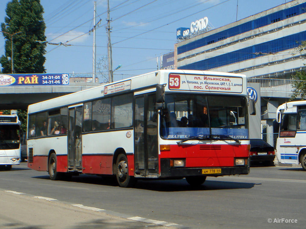 Saratov region, Mercedes-Benz O405N № АМ 778 64