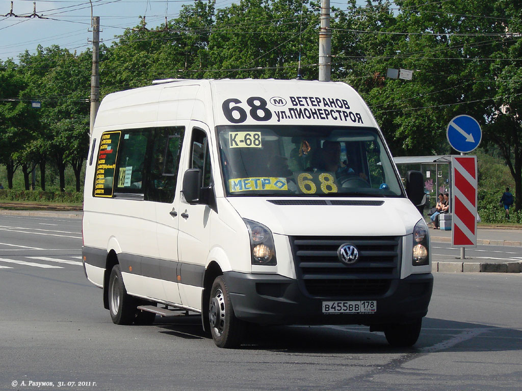 Санкт-Петербург, БТД-2219 (Volkswagen Crafter) № В 455 ВВ 178