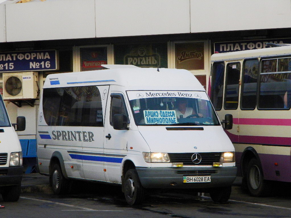 Одесская область, Mercedes-Benz Sprinter W904 412D № BH 6028 EA