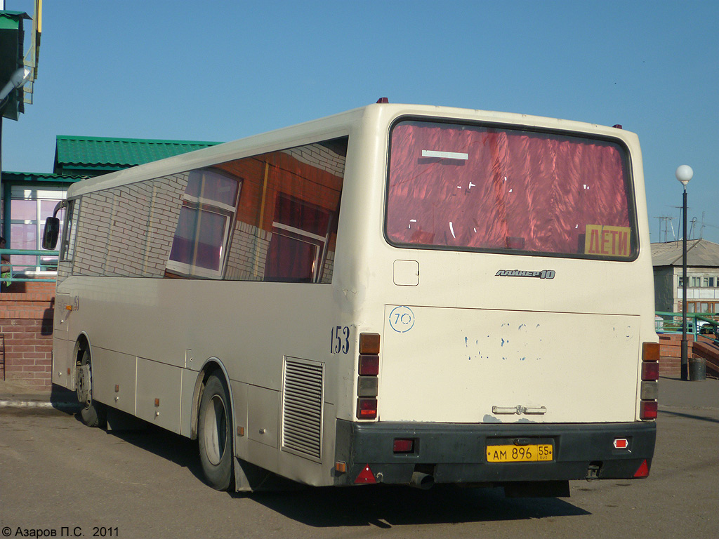 Omsk region, LAZ-4207JT "Liner-10" Nr. 153
