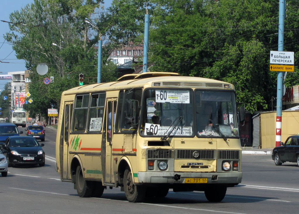 Нижегородская область, ПАЗ-32054 № АС 731 52