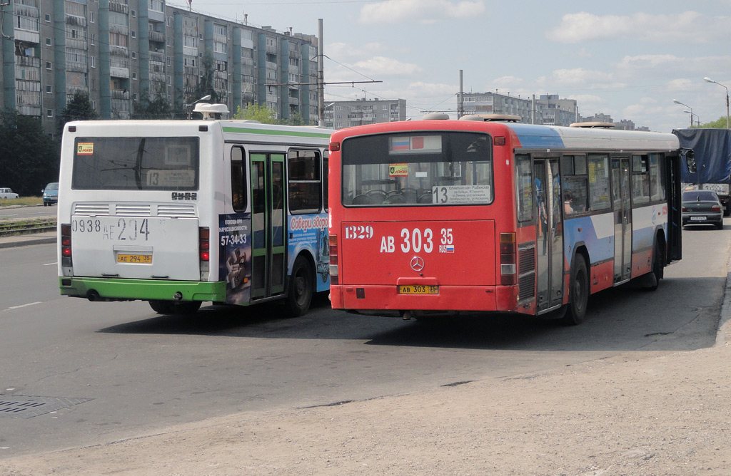 Вологодская область, Mercedes-Benz O345 № 1329