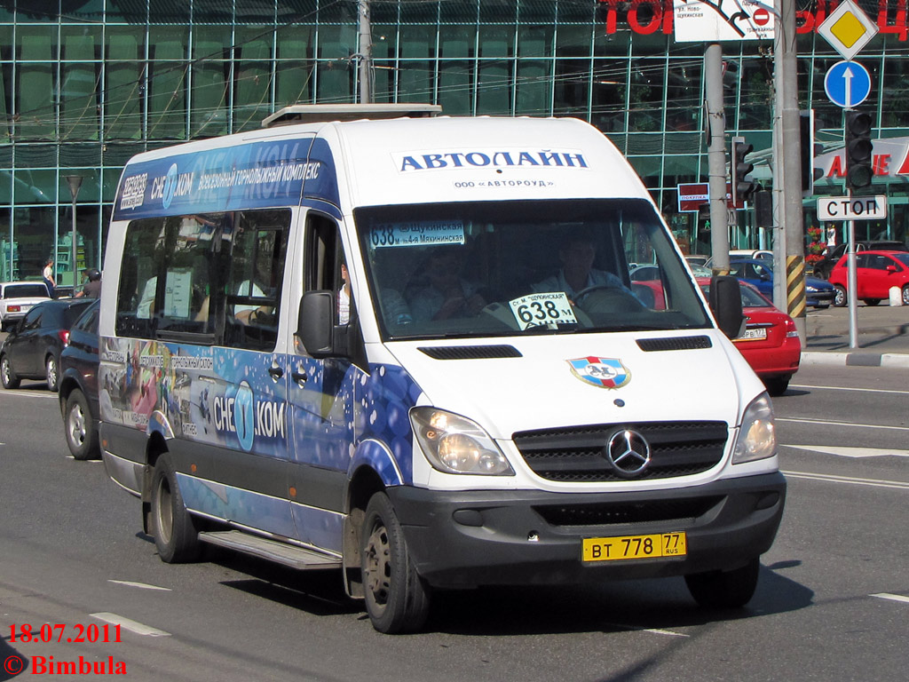 Москва, Самотлор-НН-323911 (MB Sprinter 515CDI) № ВТ 778 77